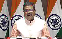 Need To Adopt Holistic, Inclusive Approach Towards Women's Issues: Pradhan PTI : Education Minister Dharmendra Pradhan during the press conference |
